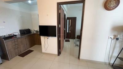 Living Room Image of 420 Sq.ft 1 BHK Apartment / Flat for rent in Duville Riverdale Suites, Kharadi Pune for Rs. 35000