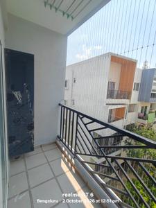 Balcony Image of 1495 Sq.ft 3 BHK Apartment / Flat for rent in Sampigehalli Bengaluru for Rs. 30000