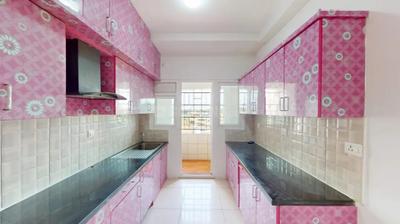 Kitchen Image of 1350 Sq.ft 3 BHK Apartment / Flat for sale in Shriram Green Field Phase 1, Budigere Cross Bengaluru for Rs. 12500000