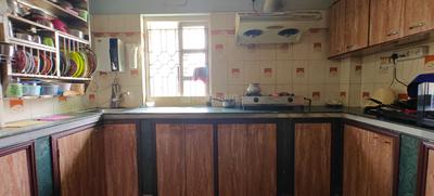 Kitchen Image of 1600 Sq.ft 3 BHK Apartment / Flat for sale in Behala Kolkata for Rs. 9500000