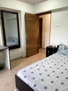 Bedroom Image of 738 Sq.ft 2 BHK Apartment / Flat for sale in Madhav Palacia Phase II, Hiranandani Estate Thane for Rs. 13500000