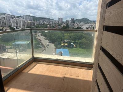 Balcony Image of 1250 Sq.ft 3 BHK Apartment / Flat for rent in Sus Pune for Rs. 35000