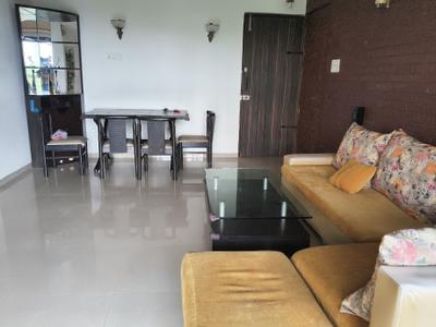 Living Room Image of 1425 Sq.ft 3 BHK Apartment / Flat for rent in G Corp Bellagio, Thane West Thane for Rs. 50000