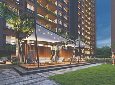 Image of 2050 Sq.ft 3 BHK Apartment / Flat for sale in Shilp Residency, Gota, Ahmedabad for Rs. 11100000
