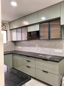Kitchen Image of 2000 Sq.ft 3 BHK Builder Floor for rent in Palm Floor Ardee City, Sector 52 Gurgaon for Rs. 58000