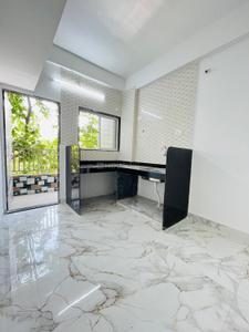 Kitchen Image of 612 Sq.ft 1 BHK Apartment / Flat for rent in Wadgaon Sheri Pune for Rs. 26000