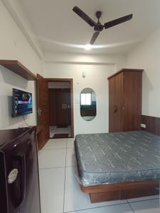 Bedroom Image of 395 Sq.ft 1 RK Studio for rent in Scheme No 114 Indore for Rs. 15999