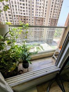 Balcony Image of 800 Sq.ft 2 BHK Apartment / Flat for sale in Dosti West County, Thane West Thane for Rs. 14500000