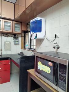 Kitchen Image of 1200 Sq.ft 3 BHK Apartment / Flat for rent in Prajapati Park, Kopar Khairane Navi Mumbai for Rs. 75000