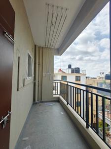 Balcony Image of 700 Sq.ft 1 BHK Apartment / Flat for rent in C V Raman Nagar Bengaluru for Rs. 26000