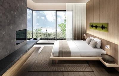 Bedroom Image of 2309 Sq.ft 3 BHK Apartment / Flat for sale in Krisumi Waterfall Residences, Sector 36A Gurgaon for Rs. 53100000