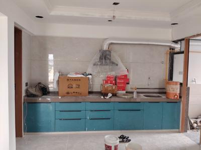 Kitchen Image of 2450 Sq.ft 3 BHK Apartment / Flat for rent in Vandematram Sky 100, Thaltej Ahmedabad for Rs. 45000