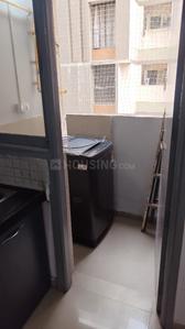 Balcony Image of 640 Sq.ft 1 BHK Apartment / Flat for rent in Applewoods Satyesh Residency, Shela Ahmedabad for Rs. 21000