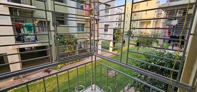 Balcony Image of 480 Sq.ft 1 BHK Apartment / Flat for rent in Shapoorji Pallonji Houshing Complex, Rajarhat Kolkata for Rs. 16000