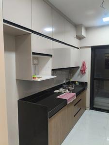 Kitchen Image of 1200 Sq.ft 3 BHK Apartment / Flat for rent in Runwal Gardens, Dombivli East Thane for Rs. 30000