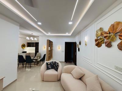 Hall Image of 2200 Sq.ft 3 BHK Apartment / Flat for rent in Chugh Grande Exotica Aura I, Bicholi Hapsi Indore for Rs. 55000