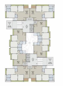Image of 1890 Sq.ft 3 BHK Apartment / Flat for sale in Shree Kalash, Tragad, Ahmedabad for Rs. 7035000