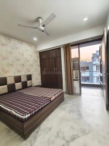 Bedroom Image of 750 Sq.ft 1 BHK Builder Floor for rent in Sector 14 Gurgaon for Rs. 30000