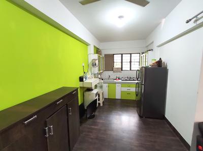 Kitchen Image of 570 Sq.ft 1 BHK Apartment / Flat for rent in Rajat Rashmi Apartment, Koregaon Park Pune for Rs. 35000