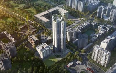 Image of 1000 Sq.ft 2 BHK Apartment / Flat for sale in Raunak Unnathi Woods Supreme, Hiranandani Estate, Thane for Rs. 10500000