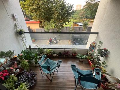 Balcony Image of 1200 Sq.ft 2 BHK Apartment / Flat for sale in Kumar Corp Prajwal, Wadgaon Sheri Pune for Rs. 11100000