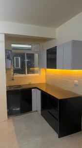 Kitchen Image of 650 Sq.ft 2 BHK Apartment / Flat for rent in Savera Mahal Aangan, Sitapura Jaipur for Rs. 23000