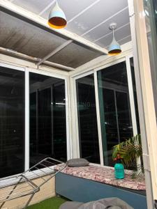 Balcony Image of 1100 Sq.ft 2 BHK Apartment / Flat for rent in Krishna Vrindavan, Zingabai Takli Nagpur for Rs. 21000