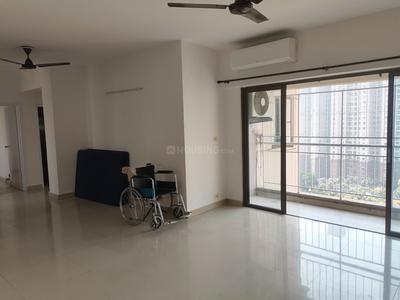 Living Room Image of 1458 Sq.ft 3 BHK Apartment / Flat for rent in South City Residency, Prince Anwar Shah Connector Kolkata for Rs. 65000
