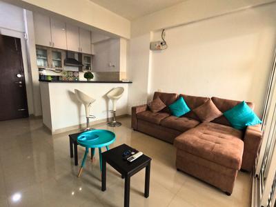 Hall Image of 450 Sq.ft 1 BHK Apartment / Flat for rent in Emami Tejomaya, Navalur Chennai for Rs. 150000