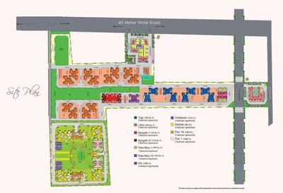 Image of 1260 Sq.ft 3 BHK Apartment / Flat for sale in SVP Gulmohur Garden Utopia The Nest, Raj Nagar Extension, Ghaziabad for Rs. 10710000