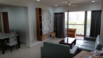 Living Room Image of 3000 Sq.ft 4 BHK Apartment / Flat for rent in Samanvay West Park, New Alkapuri Vadodara for Rs. 60000