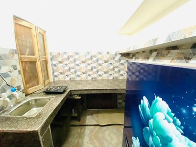 Kitchen Image of 500 Sq.ft 1 RK Independent House for rent in Jhusi Allahabad for Rs. 6000