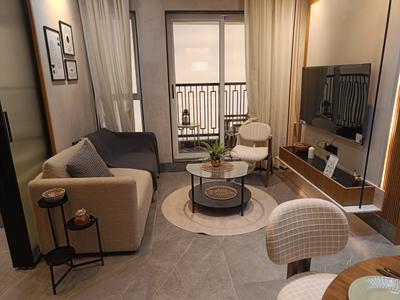 Living Room Image of 1140 Sq.ft 2 BHK Apartment / Flat for sale in Marathon Nexzone, Panvel Navi Mumbai for Rs. 9900000