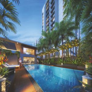 Image of 1020 Sq.ft 2 BHK Apartment / Flat for sale in Guddwill One Pearl, Punawale, Pune for Rs. 6900000