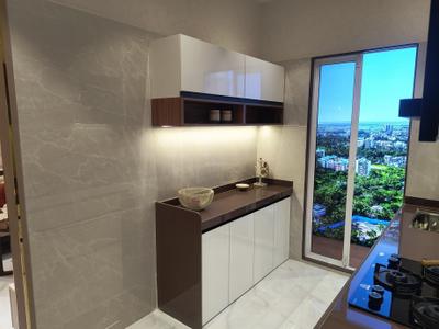 Kitchen Image of 600 Sq.ft 1 BHK Apartment / Flat for sale in Aroma Skyline, Virar West Virar for Rs. 3800000