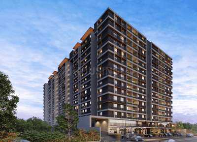 Image of 1368 Sq.ft 2 BHK Apartment / Flat for sale in Tragad, Ahmedabad for Rs. 6500000