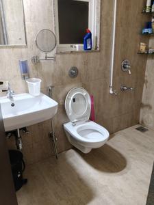 Bathroom Image of 760 Sq.ft 2 BHK Apartment / Flat for rent in Puraniks Aldea, Mahalunge Pune for Rs. 50000