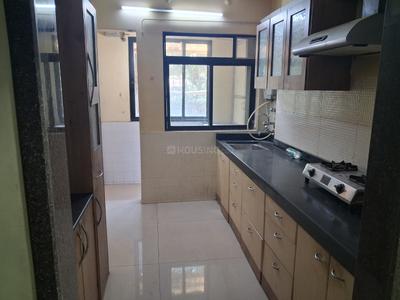 Kitchen Image of 950 Sq.ft 2 BHK Apartment / Flat for rent in Ochana Pride Park CHSL, Thane West Thane for Rs. 40000