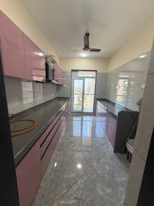 Kitchen Image of 1990 Sq.ft 3 BHK Apartment / Flat for rent in Shreenathji Delta Riviera, Ulwe Navi Mumbai for Rs. 75000