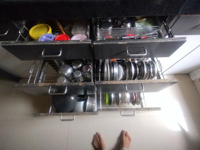 Kitchen Image of 620 Sq.ft 1 BHK Apartment / Flat for sale in Titwala Thane for Rs. 2600000