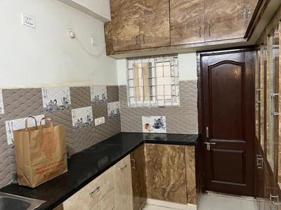 Kitchen Image of 1100 Sq.ft 2 BHK Builder Floor for rent in Beeramguda Sangareddy for Rs. 25000