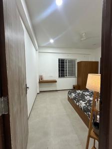 Bedroom Image of 600 Sq.ft 1 BHK Builder Floor for rent in Scheme No 114 Indore for Rs. 23000