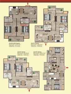 Image of 1123 Sq.ft 2 BHK Apartment / Flat for sale in I And T Jheel Residency, Phaphamau, Allahabad for Rs. 6516000