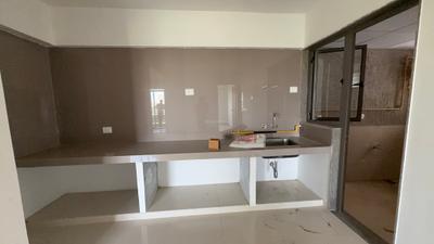 Kitchen Image of 1500 Sq.ft 3 BHK Apartment / Flat for rent in Shilp Serene, Shilaj Ahmedabad for Rs. 30000