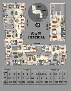 Image of 884 Sq.ft 2 BHK Apartment / Flat for sale in Neo Imperial, Bansdroni, Kolkata for Rs. 4420000
