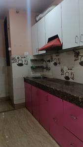 Kitchen Image of 630 Sq.ft 2 BHK Builder Floor for rent in Dwarka Mor New Delhi for Rs. 20000