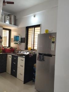 Kitchen Image of 470 Sq.ft 1 BHK Apartment / Flat for sale in Khodiyar Nagar Vadodara for Rs. 1750000
