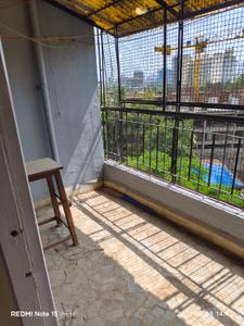 Balcony Image of 650 Sq.ft 1 BHK Apartment / Flat for sale in Thane West Thane for Rs. 8500000
