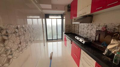 Kitchen Image of 900 Sq.ft 2 BHK Apartment / Flat for rent in CIDCO Fam CHS, Kopar Khairane Navi Mumbai for Rs. 50000