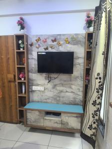 Hall Image of 600 Sq.ft 2 BHK Apartment / Flat for rent in DK City Courtyard, Radhika Park Rajkot for Rs. 15000